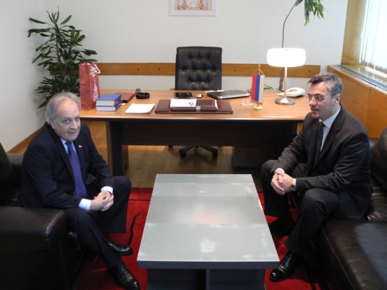 Susret zamjenika predsjedavajućeg Doma naroda Ognjena Tadića s ambasadorom R Srbije u BiH 